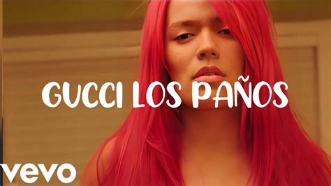 Gucci Los PaÑos Karol G Letraslyrics Youtube