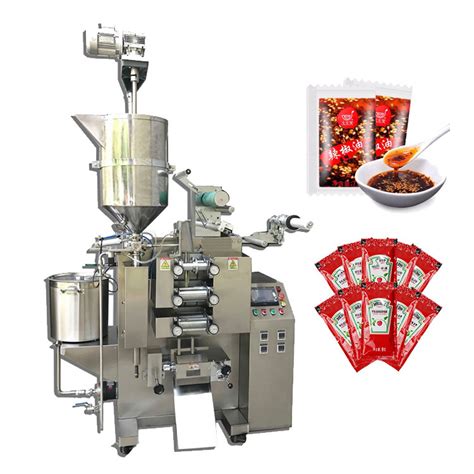 Automatic High Speed Oil Vinegar Tomato Paste Packing Machine Ketchup