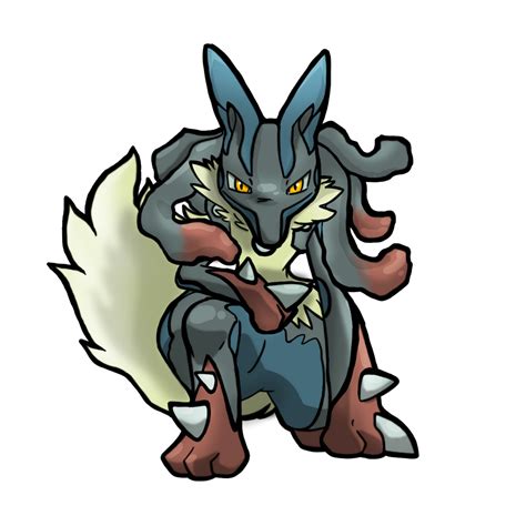 Mega Lucario Form By Lenderyk On Deviantart