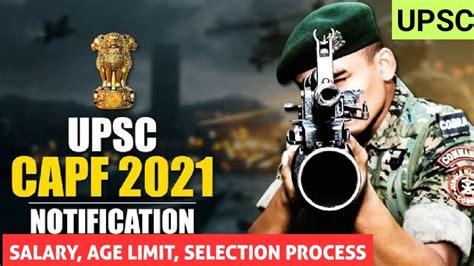 Upsc Capf Ac Recruitment Upsc Capf Online Form Upsc Capf