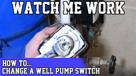 How To Replace Well Pressure Switch Adjust Properly