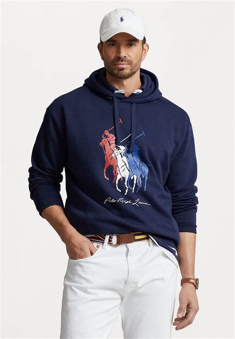 Polo Ralph Lauren Big And Tall Hood Long Sleeve Sweat à Capuche Cruise Navybleu Marine