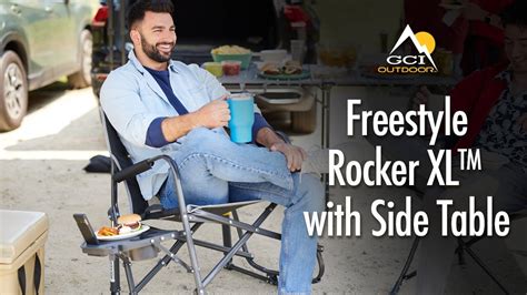 Gci Outdoor Freestyle Rocker Xl™ With Side Table Youtube