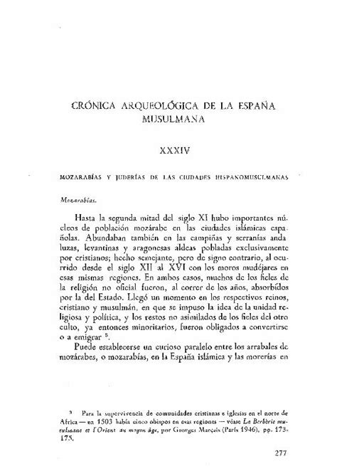 Pdf Cronica Arqueologica De La Espana Musulmanaoa Upm Es