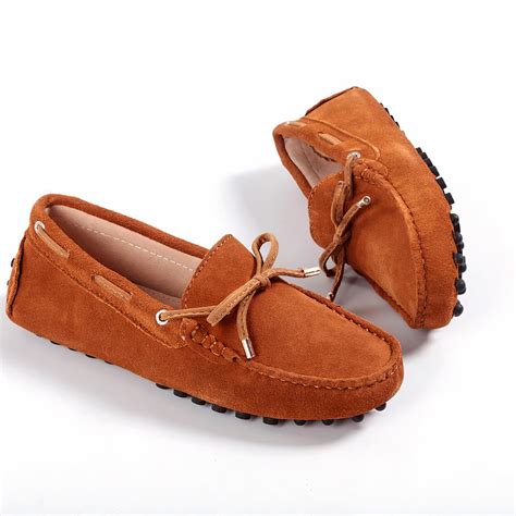 Mocassins Souples En Daim Pour Femmes Mon Mocassin