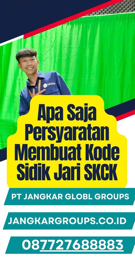 Kode Sidik Jari SKCK Jangkar Global Groups