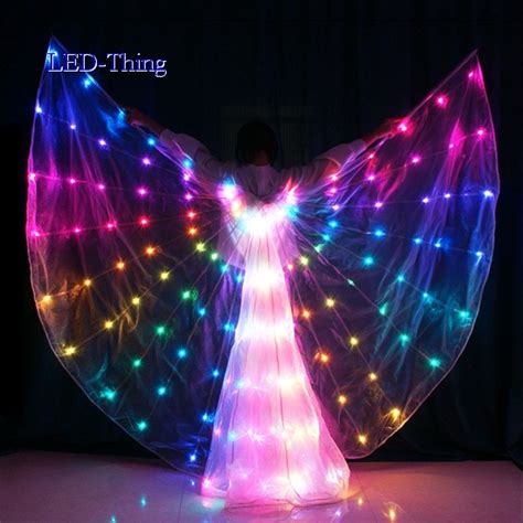 Angel Wings Led With Lights Battery Operated Belly Dance Butterfly