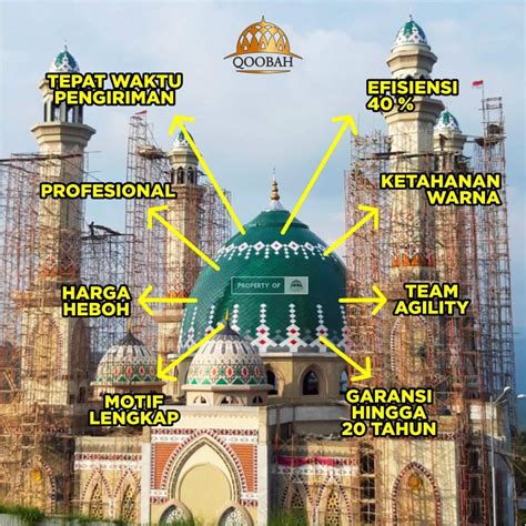 Harga Kubah Masjid Besar Jual Kubah Masjid Enamel Galvalum Dan