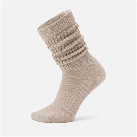 Extra Long Heavy Slouch Socks For Women In Pink