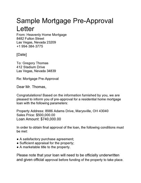 Mortgage Pre Approval