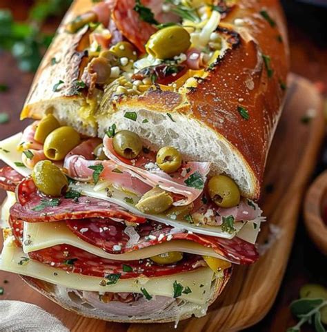 New Orleans Classic Muffaletta Sandwich Recipes Vista