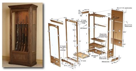 Plans to build Plans To Build A Hidden Gun Cabinet PDF Plans