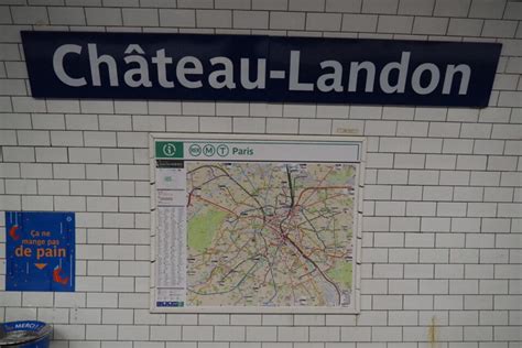 La station de métro Château Landon doit elle son nom à la ville de