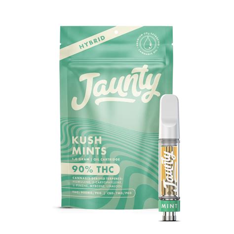 Jaunty Kush Mints Cartridge Vape Hybrid {1g} Flynnstoned Cannabis Company