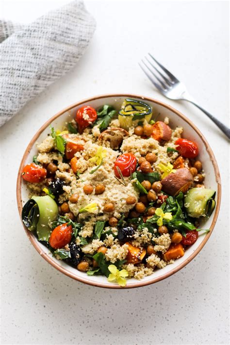 Mediterranean Inspired Nourish Bowl Meg De Jong Nutrition