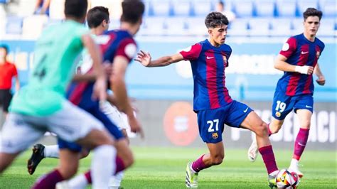 Marc Bernal Vs Cf Fuenlabrada Barca Atletic Youtube