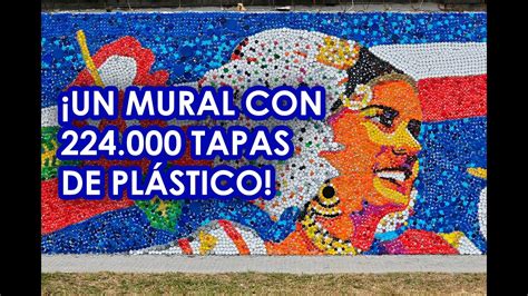 Así se hizo el mural con 224 000 tapas en Chiriquí Panamá Por el