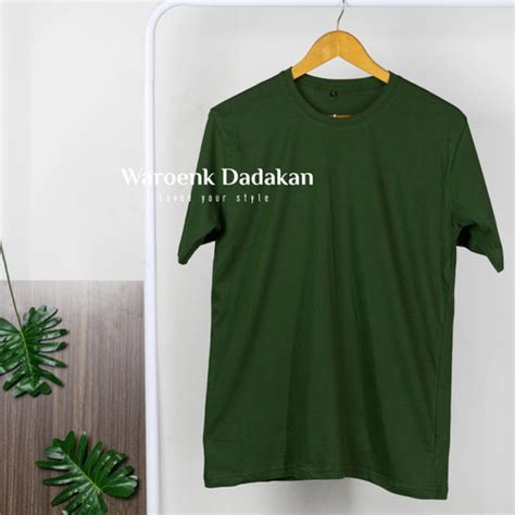 Jual Kaos Polos Hijau Army 24s Army S Kab Bandung Waroenk