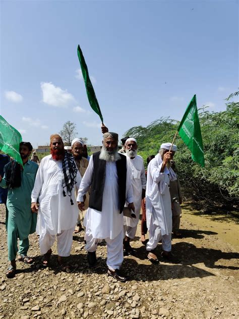 سیلاب کے آخری متاثر کی بحالی تک جماعت اہلسنت میدان عمل میں رہے گی،حمزہ مصطفائی