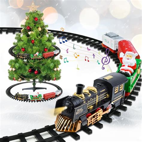 Formizon Treno Natalizio Per Centro Albero Di Natale Trenino Elettrico