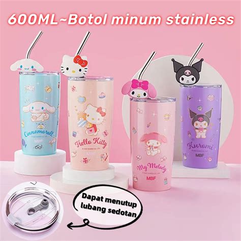 Jual Tumbler Sanrio Tumbler Sedotan Sanrio Stainless Ml Tumbler