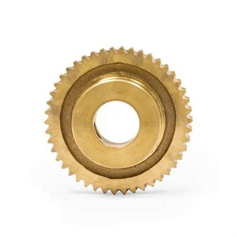 Round Light Vehicle Bronze Worm Gear For Automobile Industry At Rs