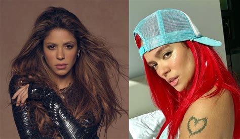 Shakira toma venganza contra Piqué junto a Karol G en vestido nude