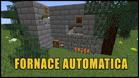 Minecraft Come Fare Una Fornace Automatica 1 Stack In 40 Sec Youtube