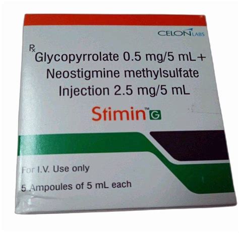 Liquid Glycopyrrolate Neostigmine Injection For Clinical At Rs