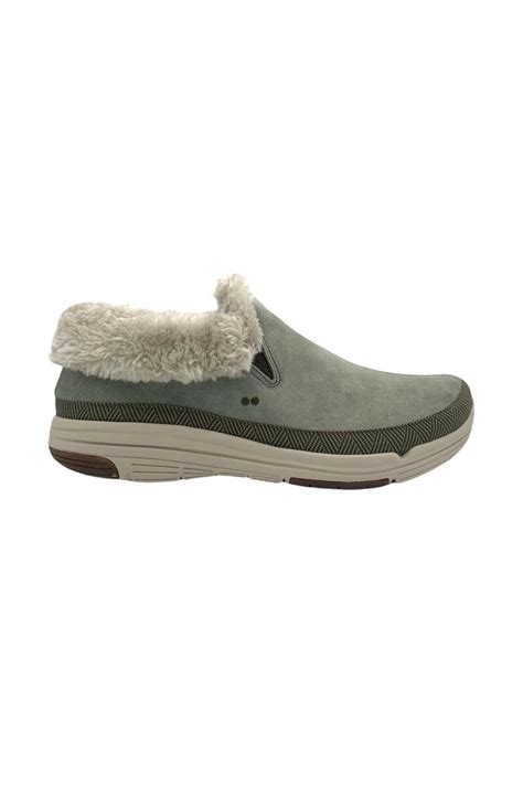 Ryka Water Repellent Suede And Faux Fur Slip Ons Sale Online