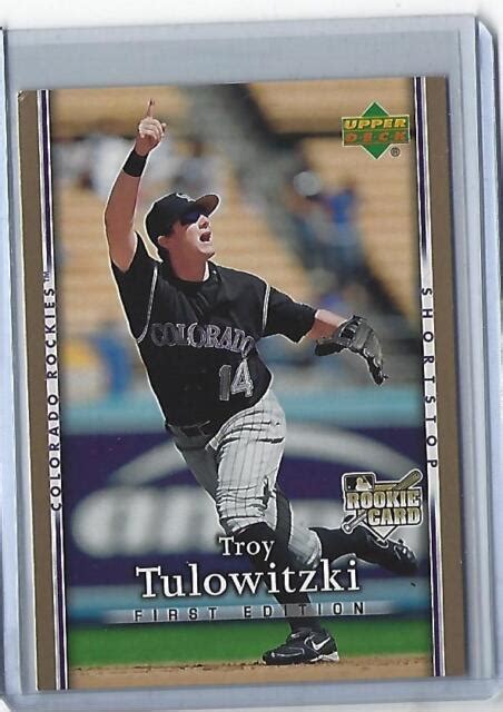 Upper Deck First Edition Troy Tulowitzki Rc For Sale