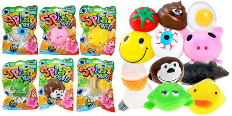 Buy JA RU Splat Ball Squishy Fidget Balls 6 Balls Assorted Squishy