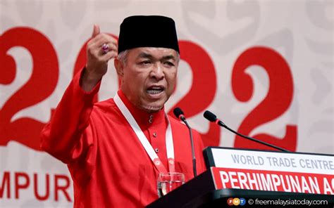 Lets Build A Progressive Umno Reject Toxic Politics Says Zahid FMT