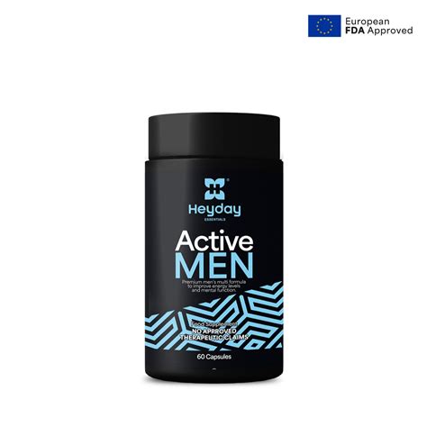 Heyday Essentials Active Men 29 Ingredient Multivitamin Heyday Philippines