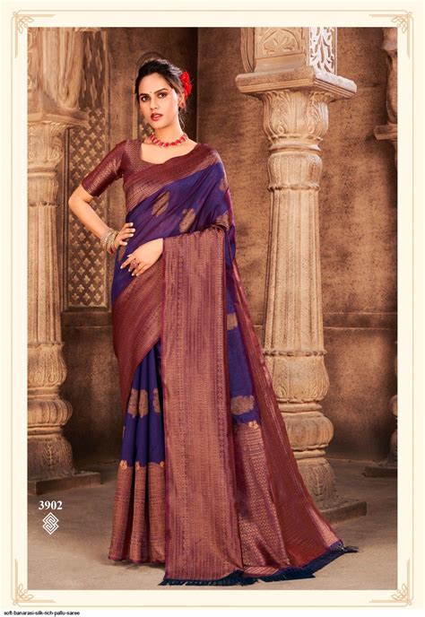 Soft Banarasi Silk Rich Pallu Saree