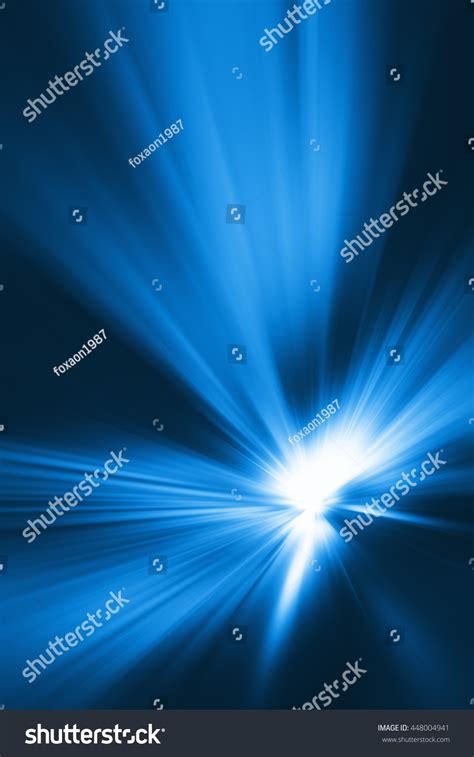 Blue Abstract Zoom Background Stock Illustration 448004941