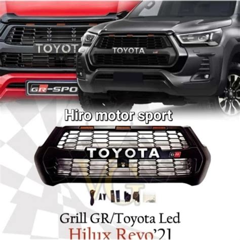 Jual Termurah Grill Hilux Revo Rocco Gr Sport Led Murah Shopee Indonesia