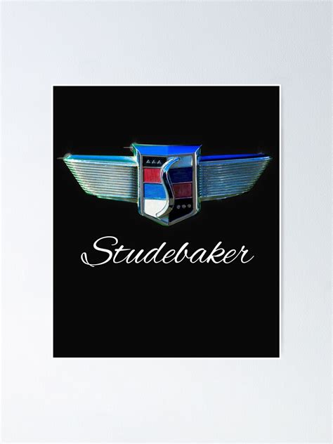 Studebaker Champion Emblem Poster For Sale By Rmautoart42 Redbubble