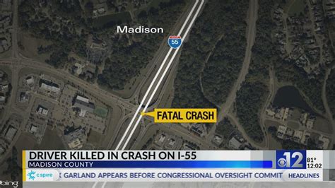 Driver Killed In Crash On I 55 In Madison