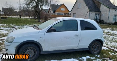 Opel Corsa 2006 M Dalys Skelbimas 1025610455 Autogidas