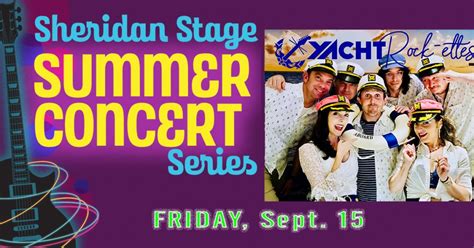 Sheridan Plaza Concert Series Yacht Rock Ettes Experience Whiting