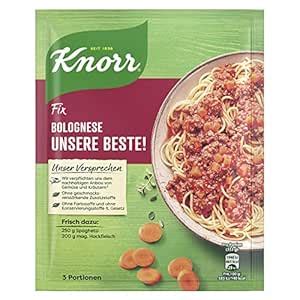 Knorr Fix Würzbasis Unsere Beste Spaghetti Bolognese 3 Portionen 38g