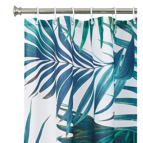 Rideau De Douche Tropical 180 X 200 Cm Vert Absolument Maison La Redoute