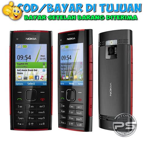 Jual HP Nokia X2 00 Single Sim Jadul Legend Fitur Lengkap