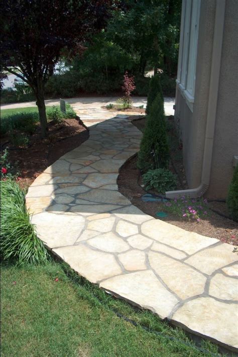 8 Flagstone Slate And Other Stone Walkway Ideas Walkway Landscaping