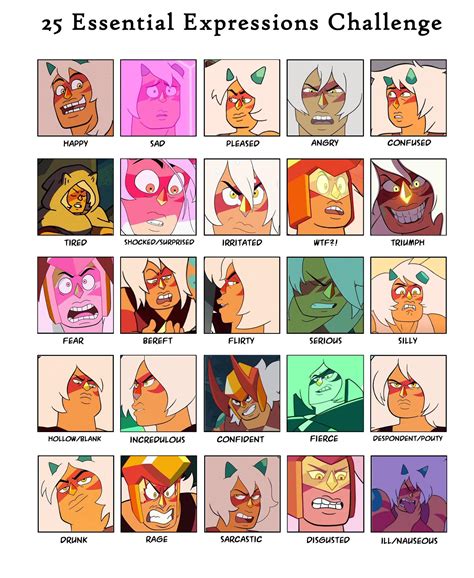 25 expressions challenge - Jasper : r/stevenuniverse