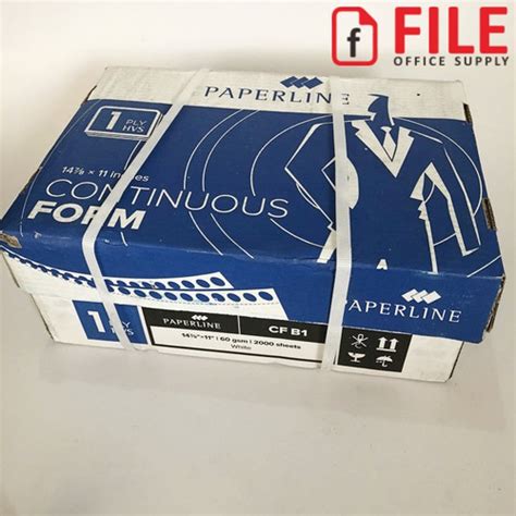 Jual Continuous Form 1 Ply PAPERLINE Kertas Komputer CF B1 14 7 8