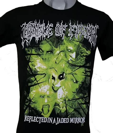 Cradle Of Filth T Shirt Reflected In A Jaded Mirror Size XXL RoxxBKK