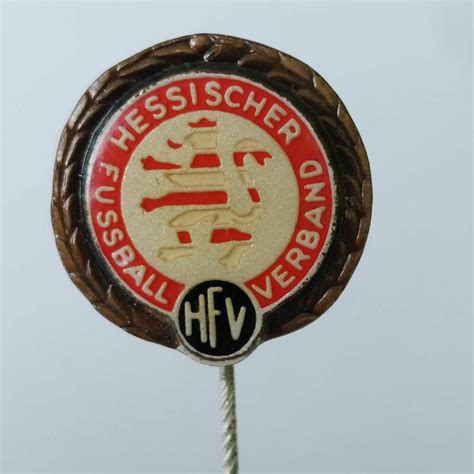 Fussball Anstecknadel Ehrennadel Hessischer Fussballverband FV Hessen