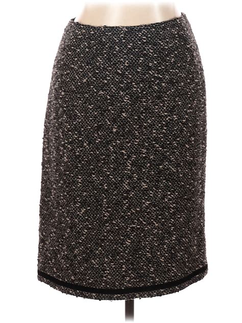 Nanette Lepore Tweed Black Casual Skirt Size 8 96 Off Thredup